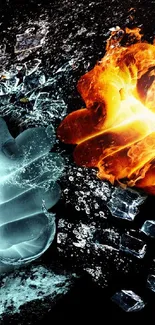 Fire Flame Liquid Live Wallpaper