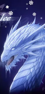 Illustration of fire and ice dragons facing off.