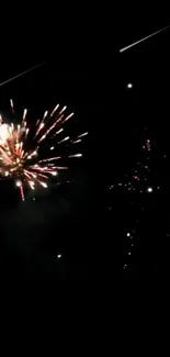 Fireworks Sky Midnight Live Wallpaper