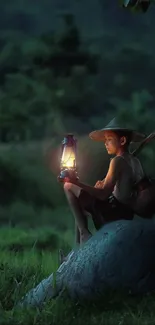 Flash Photography People In Nature Hat Live Wallpaper