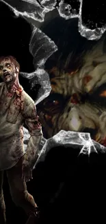 Flash Photography Zombie Art Live Wallpaper