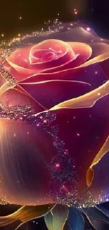 Colorful floral fantasy mobile wallpaper collection.