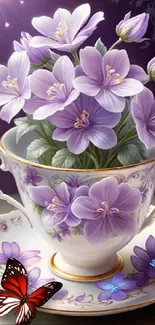 Flower Drinkware Tableware Live Wallpaper