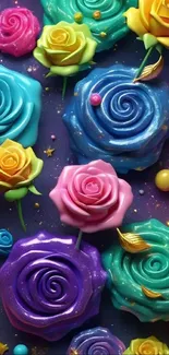 Flower Garden Roses Petal Live Wallpaper