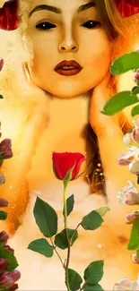 Flower Lip Plant Live Wallpaper