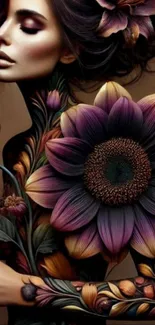 Flower Petal Art Live Wallpaper