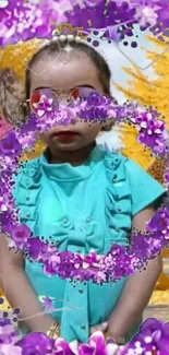 Flower Petal Child Live Wallpaper