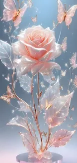 Flower Petal Pink Live Wallpaper