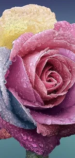 Flower Pink Rose Live Wallpaper