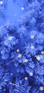 Flower Plant Blue Live Wallpaper