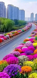 Flower Plant Building Live Wallpaper