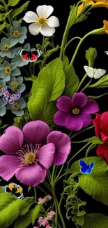 Flower Plant Green Live Wallpaper