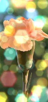 Flower Plant Light Live Wallpaper