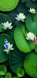 Flower Plant Lotus Live Wallpaper