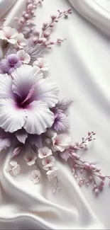 Flower Plant Purple Live Wallpaper