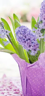 Flower Plant Purple Live Wallpaper