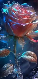 Flower Plant Water Live Wallpaper