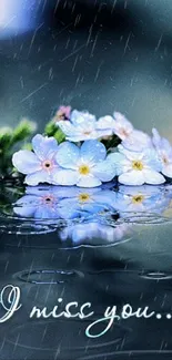 Flower Plant Water Live Wallpaper