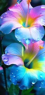 Flower Plant Water Live Wallpaper