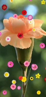 Flower Plant Water Live Wallpaper