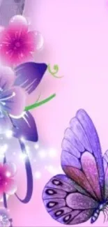 Flower Purple Pollinator Live Wallpaper