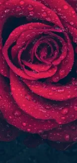 Flower Red Petal Live Wallpaper