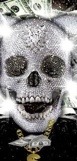 Font Art Skull Live Wallpaper