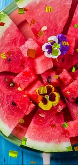 Food Citrullus Watermelon Live Wallpaper