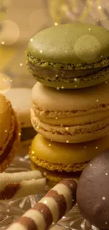 Food Macaroon Light Live Wallpaper