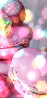 Food Plant Macaroon Live Wallpaper