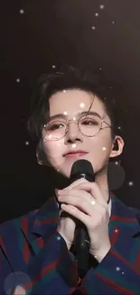 Forehead Glasses Lip Live Wallpaper