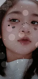 Forehead Hair Nose Live Wallpaper