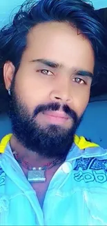 Forehead Hairstyle Beard Live Wallpaper