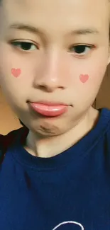 Forehead Nose Cheek Live Wallpaper