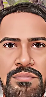 Forehead Nose Hair Live Wallpaper