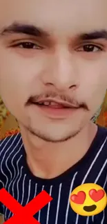 Forehead Nose Hair Live Wallpaper