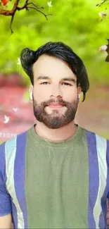 Forehead Photograph Beard Live Wallpaper