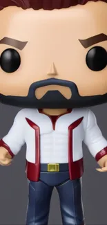 Funko Pop figure in unique design, ideal for mobile wallpaper.