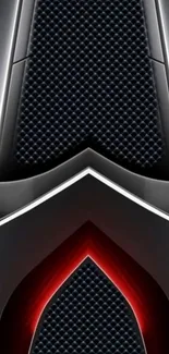 Futuristic armor wallpaper with glowing design.