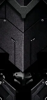 Futuristic black armor design wallpaper