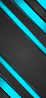 Futuristic abstract blue wallpaper with sleek diagonal lines.