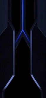 Futuristic blue tech design wallpaper with sleek lines.