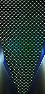 Futuristic honeycomb pattern phone wallpaper.