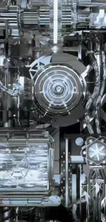 Futuristic mechanical design wallpaper