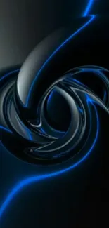 Futuristic metallic design with blue accents.