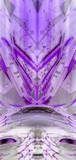 Futuristic purple abstract wallpaper with intricate digital patterns.