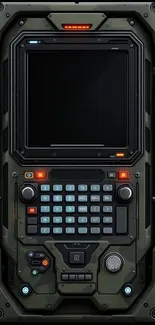 Modern futuristic console mobile wallpaper