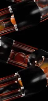 Futuristic technology themed phone wallpaper with sleek design.