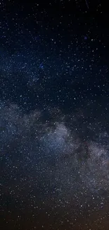 A stunning galaxy night sky wallpaper with twinkling stars and cosmic colors.