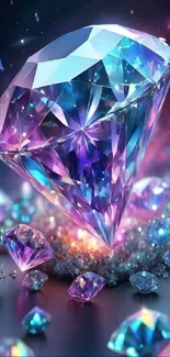 Gemstone Crystal Diamond Live Wallpaper